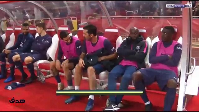 ملخص مباراة باريس سان جيرمان و موناكو 4-0 -هاتريك كفاني - جواد بادة11/11/2018