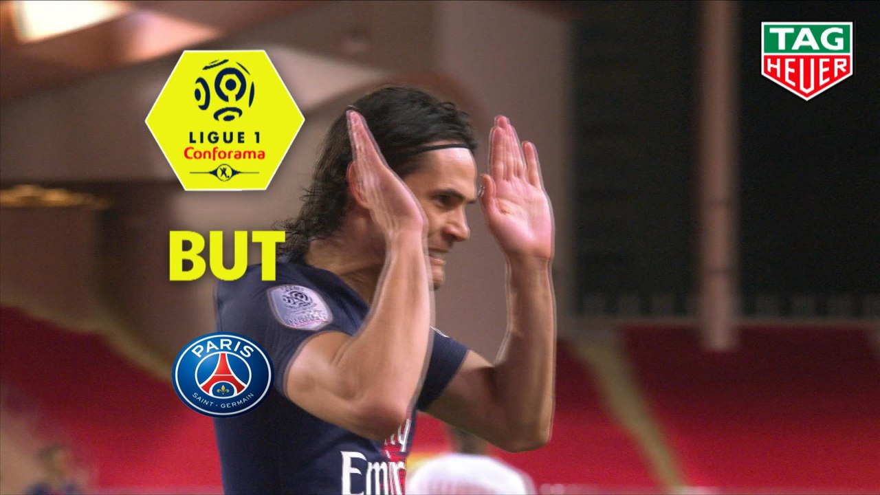 But Edinson CAVANI (53ème) / AS Monaco - Paris Saint-Germain - (0-4) - (ASM-PARIS) / 2018-19