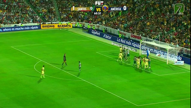 Bruno Amilcar Valdez Goal - Santos Laguna vs Club América 1-1