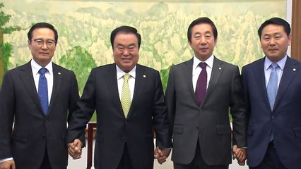 국회의장-여야 원내대표 회동...예산심사 등 논의 / YTN