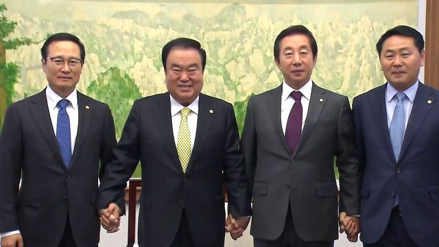 국회의장-여야 원내대표 회동...예산심사 등 논의 / YTN