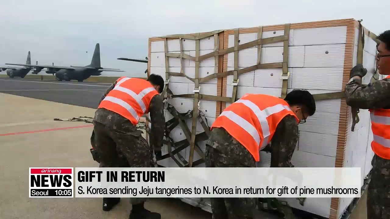 S. Korea sending Jeju tangerines to N. Korea in return for gift of pine mushrooms