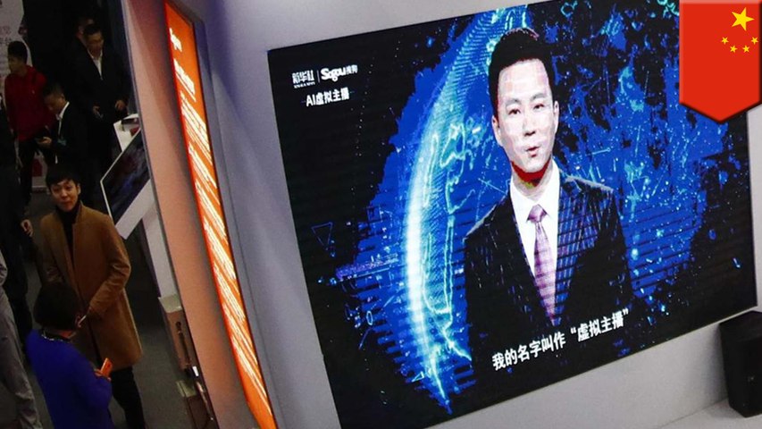 Xinhua News Agency unveils creepy AI news anchors