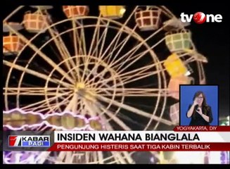 Wahana Bianglala di Yogyakarta Terbalik, Pengunjung Histeris