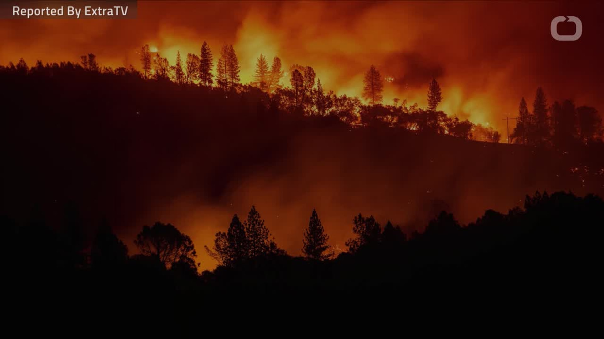 ⁣California Fires Present Danger To Homes Of Celebrities