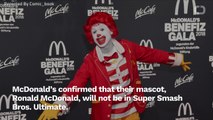 McDonald's Confirms Ronald McDonald Will Not Be In 'Super Smash Bros. Ultimate'