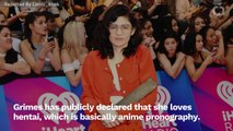 Grimes Posts A Series Of Tweets Talking About Hentai