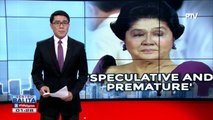 Palasyo: Posibilidad na pagbibigay ng pardon kay Imelda Marcos, espekulasyon lamang