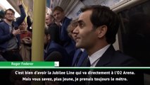 Masters de Londres : Federer et Djokovic se baladent dans le métro