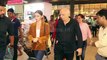 Anushka Sharma With Virat Kohli and Alia Bhatt With Mahesh Bhatt Spotted At Airport