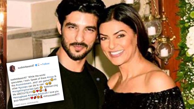 Sushmita Sen confirms dating with Rohman Shawl, breaks silence on wedding rumours | FilmiBeat