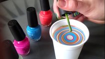 Nagels marmeren (Water marble) (Nailstyling)