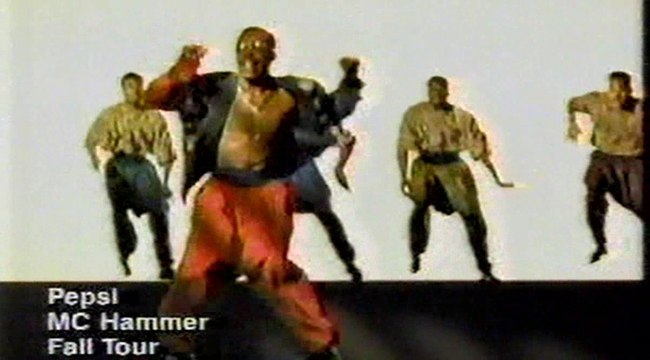 1990 Pepsi TV Ad for MC Hammer Fall Tour