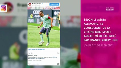 Franck Ribéry : Violente altercation avec un consultant de BeIN Sports !