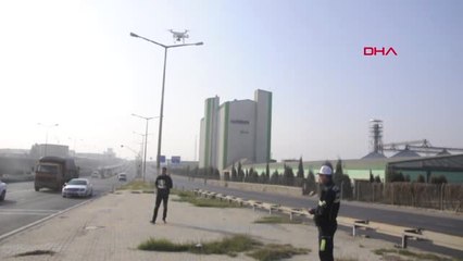 Manisa Turgutlu'da Drone'lu Denetimde Sürücülere Ceza Yağdı