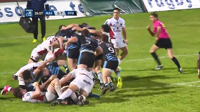 PRO D2 - Résumé Massy-Oyonnax_ 21-32 - J11 - Saison 2018_2019