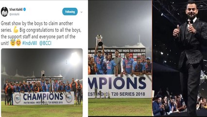 Virat Kohli wishes Team India after emphatic series win over West Indies | वनइंडिया हिंदी