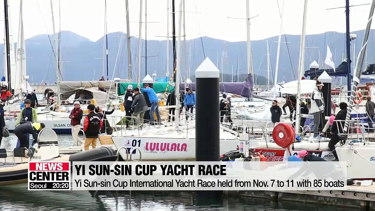 12th Yi Sun-sin Cup Int'l Yacht Race takes place in S. Korea's southern sea
