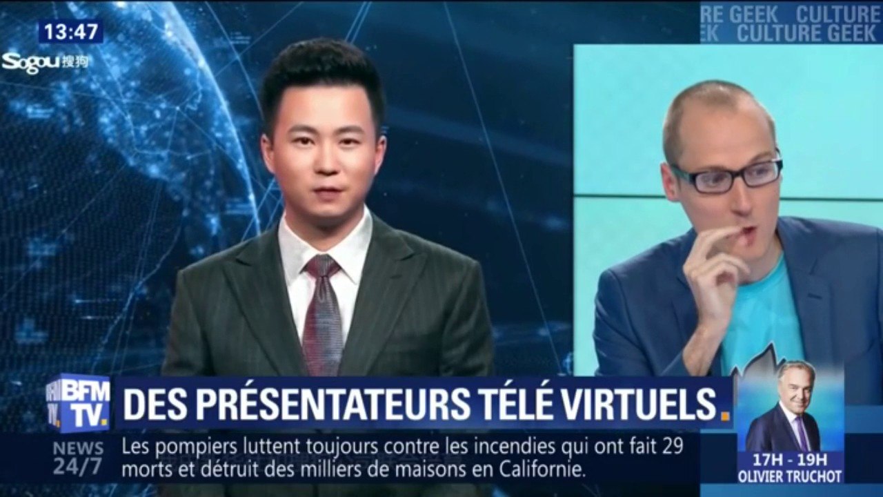 Attention Karine et Ronald... Ces présentateurs TV pourraient être remplacés par des avatars virtuels en Chine