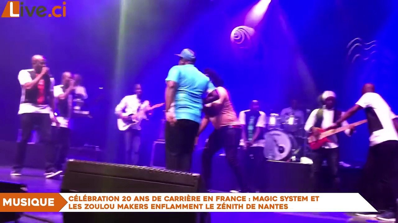 Célébration 20 ans de carrière en France : Magic System et les zouglou makers enflamment Nantes