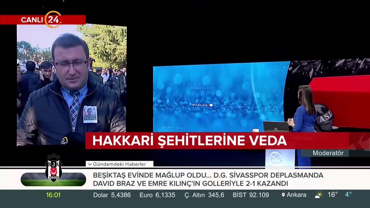 Hakkari şehitlerine veda