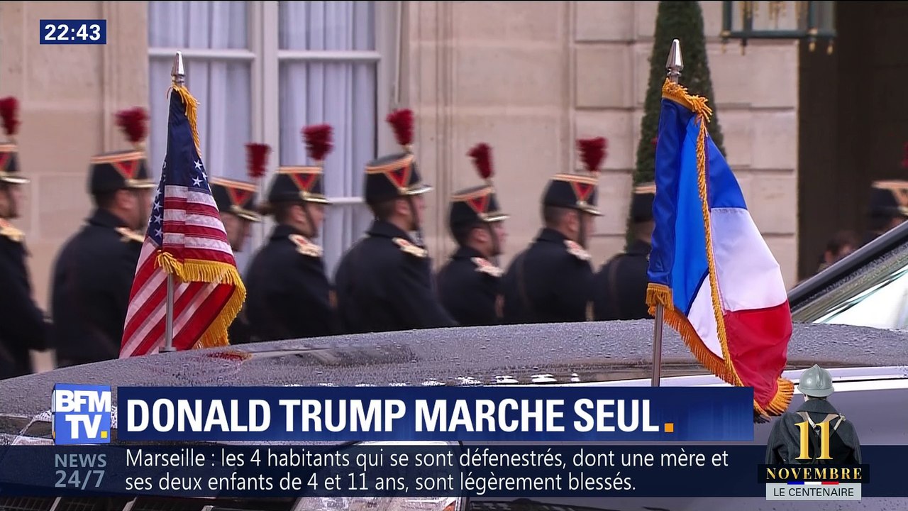 Trump marche seul