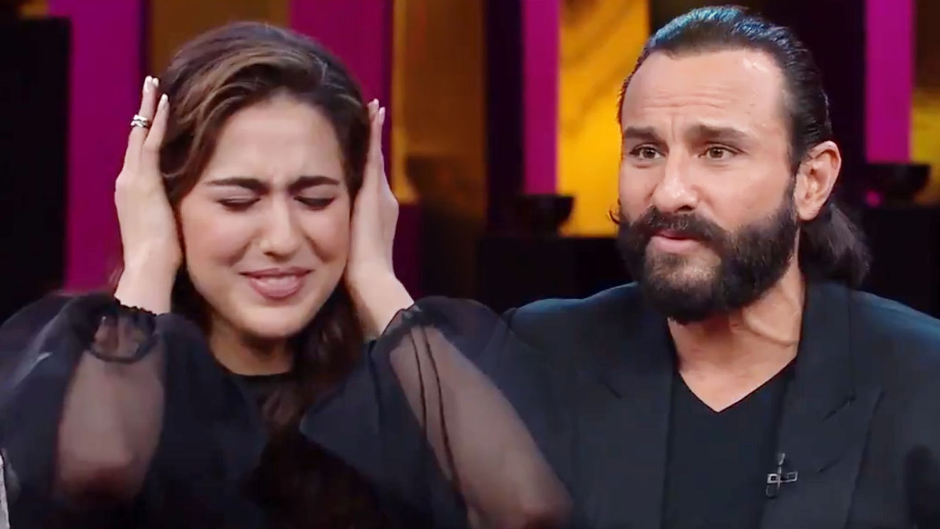 1920px x 1080px - Sara Ali Khan gets embarrassed when Saif Ali Khan talks about his Sex Life  | FilmiBeat - video Dailymotion