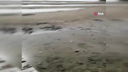 Eğirdir Gölü Kıyısındaki İskele Öylece Ortada Kalakaldı