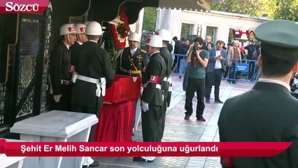 İstanbullu şehit Melih Sancar son yolculuğunda