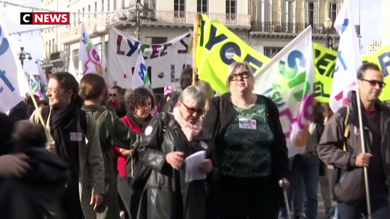 Marseille : manifestation ce matin des enseignants