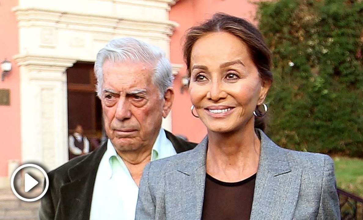 Isabel Preysler, a punto de caer al suelo al preguntarle por su boda con Vargas Llosa