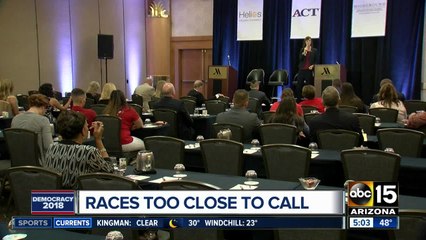 Arizona election races still too close to call