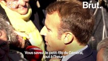 5 moments où Emmanuel Macron était au contact des Français