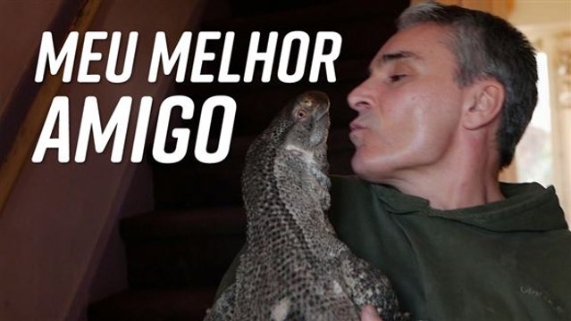 Meu melhor amigo, o lagarto