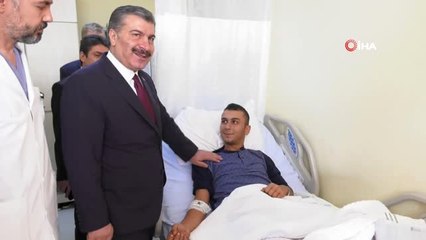 Bakan Koca Hakkari ve Şırnak'ta Yaralanan Askerleri Ziyaret Etti