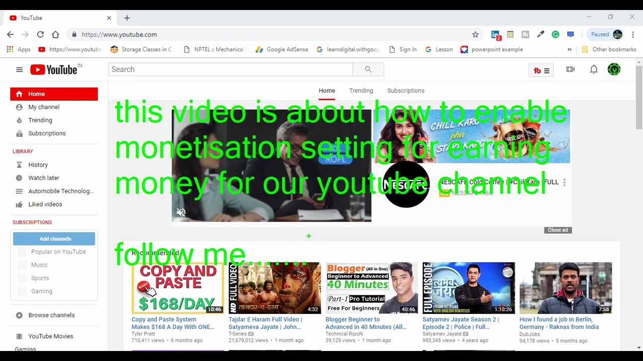 How to Veriefy for Monetisation in youtube full process (part 5)