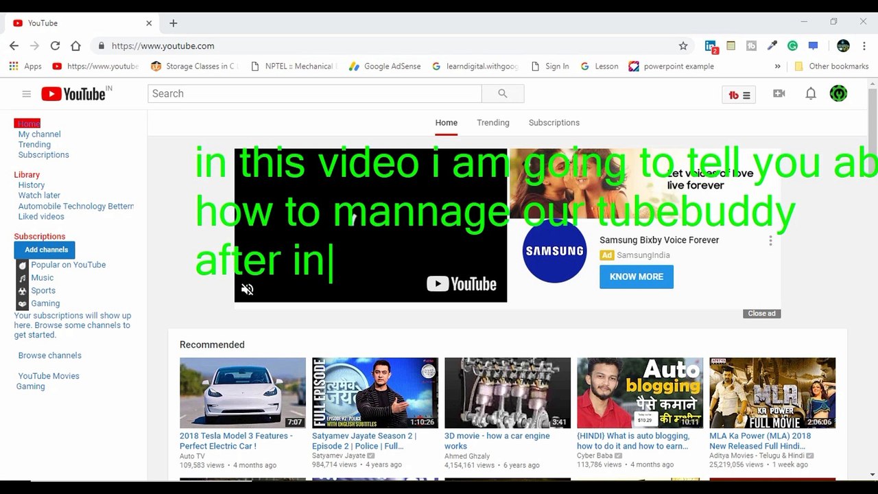 How to use TubeBuddy full Explaination (part 9)