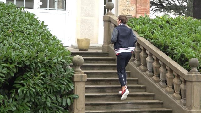 Bleus - L'arrivée des joueurs à Clairefontaine