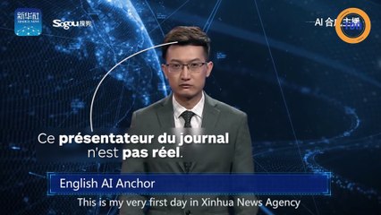 Découvrez le premier présentateur télé virtuel doté d'intelligence artificielle !