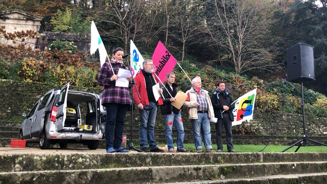 Manifestation contre les suppressions de postes dans l’Éducation nationale
