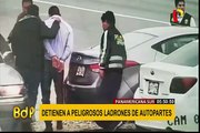 Lurin: detienen a peligrosos ladrones de autopartes en la Panamericana Sur