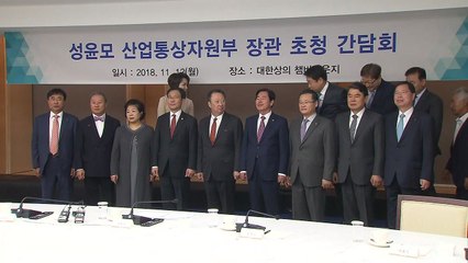 산업부장관, 재계 회동..."기업 지지자 역할 다할 것" / YTN