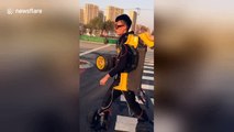 Geeks in disguise! Man turns himself into human Transformer