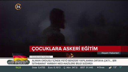 Ukrayna'da çocuklara askeri eğitim veriliyor