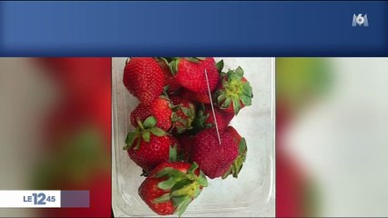 Aiguilles dans les fraises en Australie : une femme inculpée