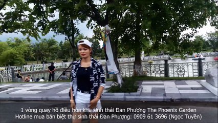 Lượn 1 vòng quay hồ điều hòa khu sinh thái Đan Phượng The Phoenix garden