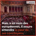 Comment Emmanuel Macron modifie son discours en vue des européennes