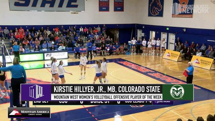 MW Volleyball Players of the Week – 11/12/18