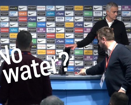 Tetchy Mourinho reacts after Manchester Derby