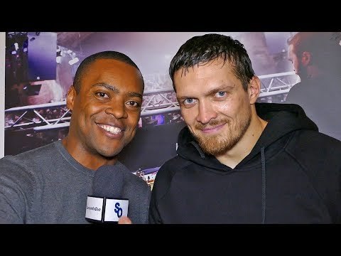 Oleksandr Usyk LOCKER ROOM After KNOCKOUT vs Tony Bellew